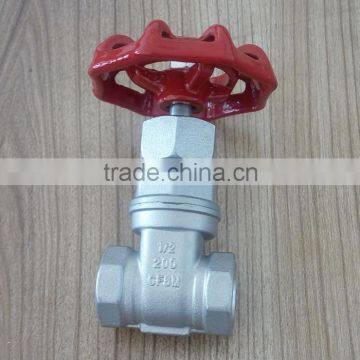 316/304 STAINLESS STEEL FEMALE THREAD 200WOG GATE VALVE