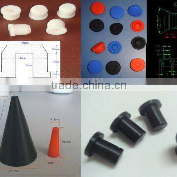 1" 2"plastic hole plugs silicone rubber waterproof dustproof hole plug