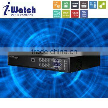 IW-1800T-A H264 HP 8Channel IP CAM Turbo Hybird DVR