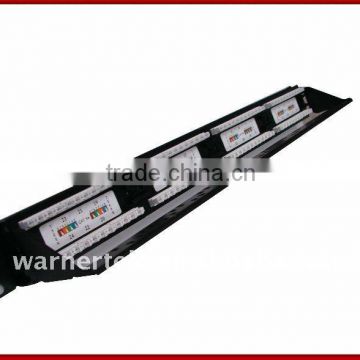 W-TEL network 24port UTP SC/ST/LC ODF fiber optic krone patch panel cat6cat7