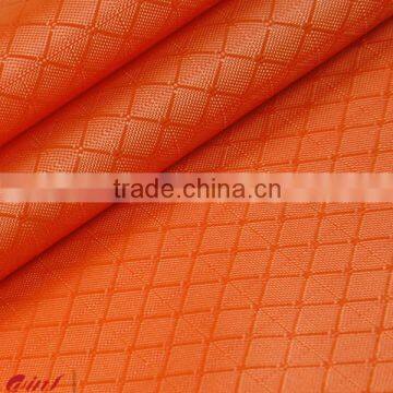 Polyester woven plaid fabric/textile for bag