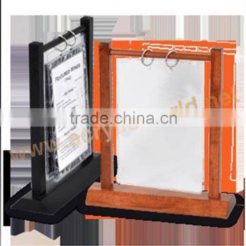 Wooden Menu Holder/wooden Menu Holder With Chalkboard/wooden Menu Sign Board photo-3
