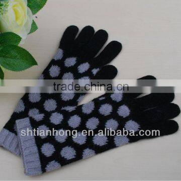 winter custom fashion winter wool gloves