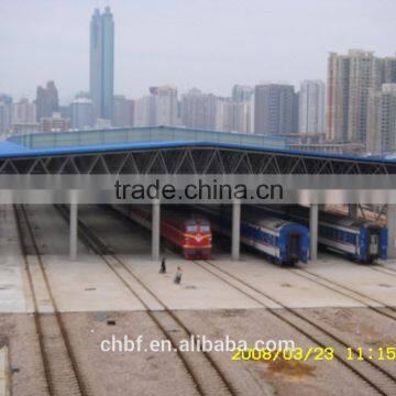 railway station space frame shed