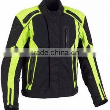 Motorcycle Textile Jacket Black Green