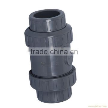 high quality POV made pvc hose barb plastic check valve