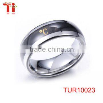 tungsten ring engagement wedding ring domed black plated tungsten ring new gold ring models for men