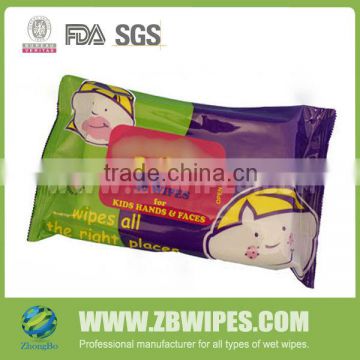 40CT OEM Natural Kids Facial Wipes