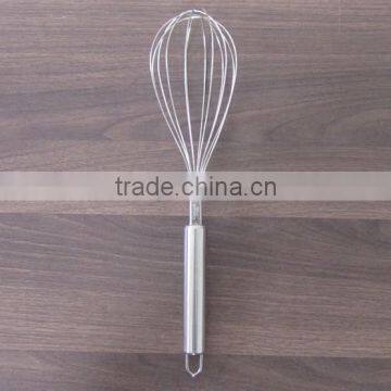 Manual Stainless Steel Mixer Beat Eggs Household Blender Bold Stainless Steel Round Bar Handle Small Medium Large Whisk D09 photo-2