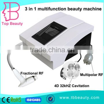 portable fractional RF facelifting cavitation liposuction body shaper machine