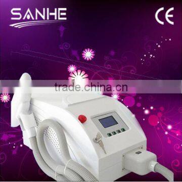 Beijing Sanhe manufacturer portable q switched nd yag laser tattoo removal