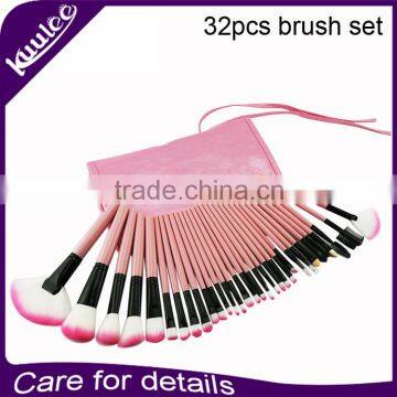 Professional Wholesale 32pcs Cosmetics Makeup Brush Set With Snytheic Hair