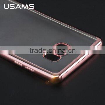 2016 Newest Original USAMS Electroplate Plating TPU and Ultra Thin Transparent Back Cover Case For Samsung Galaxy Note 7 photo-3
