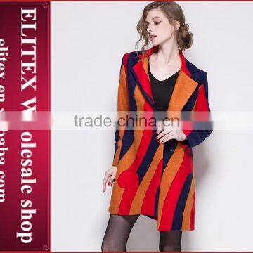 2015 Unique Sexy Fashion Ladies Cashmere Overcoat Winter Dress photo-3
