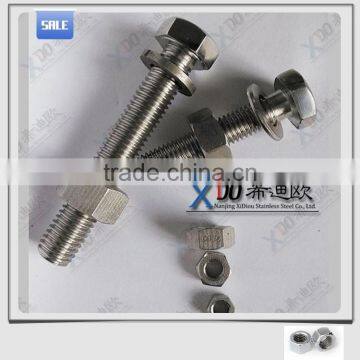 Stainless steel 904L bolts N08904 bolts EN 1.4539 bolts 254SMO S31254 EN1.4547