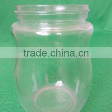 565ml clear special shape mason jar for jam