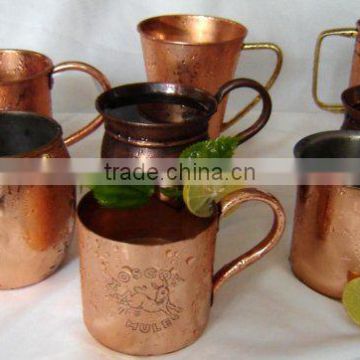 MANUFACTURER OF Zaranoff Reyka vodka COPPER MUGS