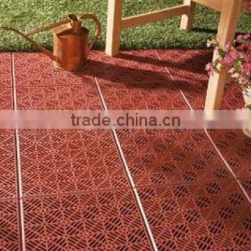 Garden Decorative Cheap Plastic Sideway Tile Flooring photo-2