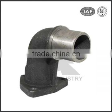 Stainless steel pipe fitting for textile machine