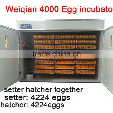 2015 new type cheap egg incubator WQ-4224 commercial incubator for sale