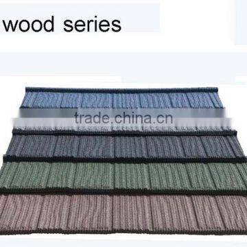 Low price colorful classic stone coated metal roofing tile