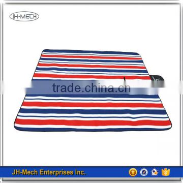 Factory supplied waterproof padded microfiber beach blanket