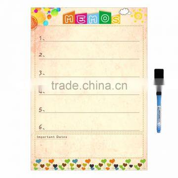 Magnetic Planner Weekly Multi-Purpose Magnet Board for Refrigerator Dry Erase Board Shopping List Memos photo-3