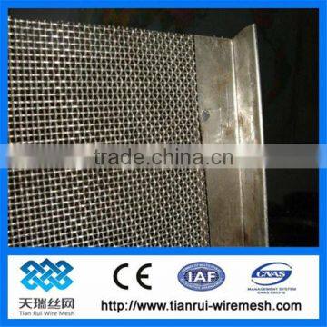 stainless steel mining screen crimped wire mesh /iron crimped wire mesh