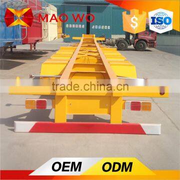 20ft 40ft Container Trailer, Cargo Carry Flat Bed Semi Trailer photo-6