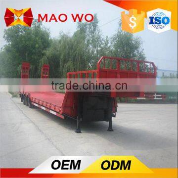 MAOWO 2 Axle 30 Ton Low Flatbed Semi Trailer for Excavator Transport photo-6