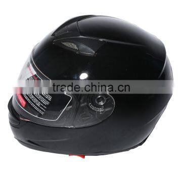 DOT Gloss Black Street Sport Bike Full Face VISOR Motorcycle Adult Helmet M L XL photo-2