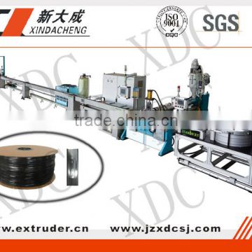 Water saving PE inline drip irrigation pipe making machine