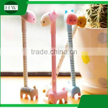 Promotional Wholesale Cheap Funny School Office Stationery Mini Plastic Cartoon Donkey Roller Ball Point Pen photo-3