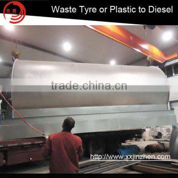 2016 High Quality Tire Recycling Machine Rubber Pyrolysis Plant Waste to Diesel Plant photo-2