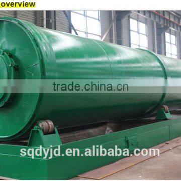 DAYI Environmental Waste Tyre Rubber Plastic Pyrolysis Plant to Crude Fuel Oil photo-3