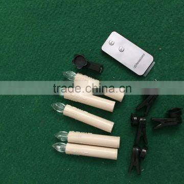 Christmas Led Candles With Clips Led Taper Candles With Clips 10pcs Led Tapered Candles With 10pcs Clips Led Candle photo-2