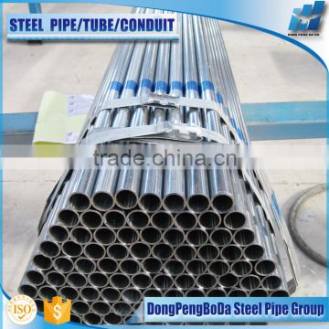 EN 39 factory price structural tubing galvanized iron scaffolding pipe