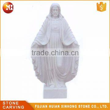 Western Large Outside Marble Jesus Religious Statue