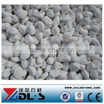 White Round Marble Pebbles Stone For Paving photo-3