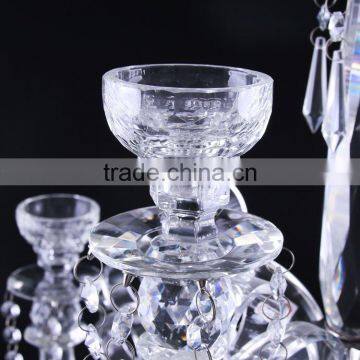 Hot Sale Unique Design Crystal Candle Holders Candelabra With Reasonable Price photo-2