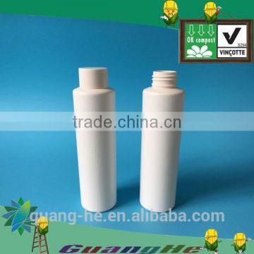 Biodegradable PLA plastic cosmetic bottle/100% compostable bio-plastic bottle