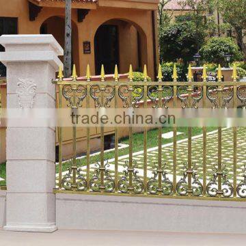 Garden Decoration Color Painted Metal Cast Aluminum Garden Picket Fence photo-6