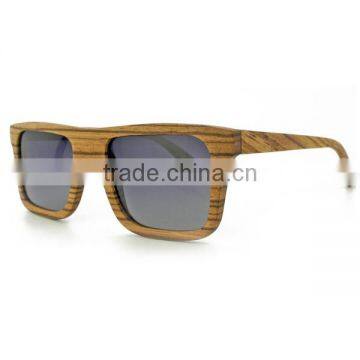 China Factory Custom Luxury Natural Zebra Wood Sunglasses photo-2
