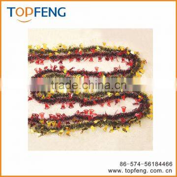 Christmas Wired Tinsel Garland/christmas Tinsel With Bell/ornament Christmas photo-2