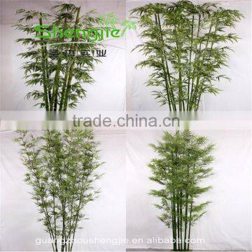 SJLJ013591 artificial tree and plant fake plastic bamboo stick for garden wall decoration