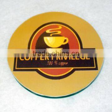 Customized Cheap Wooden Tea Cup Coaster, Tea Placement Cup Mat Coaster, Handmade Mule Mug Coaster, Custom MDF Wood Coaster photo-2