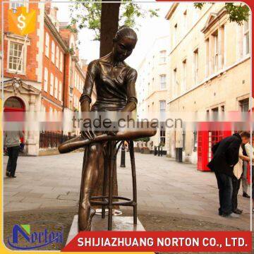 street bronze decoration dancer figurines design NTBH-S828X