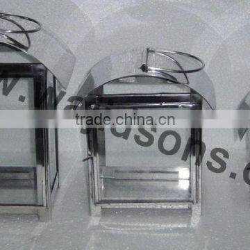 Metal Crown Candle Lantern photo-3