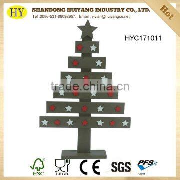 Cheap christmas decorative wood tree wholesale