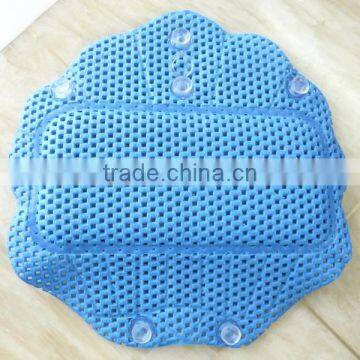 Pvc Foam Flower Bath Pillow With Suction Cup photo-2